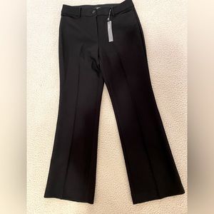 NWT Loft Petites Black Straight Leg Trouser Pant